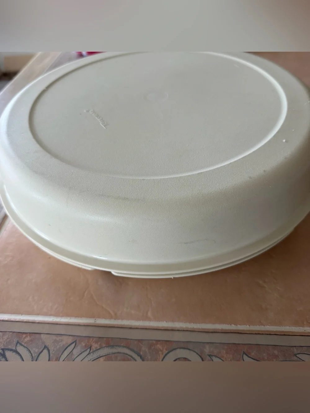 Vintage Tupperware Divided Veggie Platter With Lid